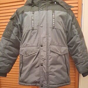 DKNY Boys' Winter Coat – Weather Resistant Heavyweight Parka